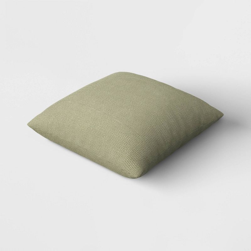 Oversized Basketweave Heathered Square Throw Pillow - Threshold™, 3 of 9