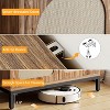 Rattan Sideboard Buffet 2-Door Storage Cabinet Modern Farmhouse Cupboard for Kitchen, Dining Room and Living Room - 3 of 4