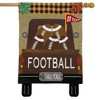 Briarwood Lane Football Truck Burlap Fall House Flag Pickup Sport - 2 of 4