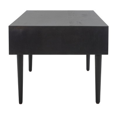 Lexington Walnut Mango Wood Rectangular Coffee Table with Storage