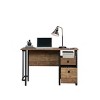GlasFlength Desks Computer Desk Office Desk Writing Table Desk with Drawers Cabinet for Small Space Home Office, Brown, 47.24"*17.91"*29.61" - 4 of 4