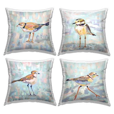 Stupell Industries Little Birds Abstract Pastel Background Nature