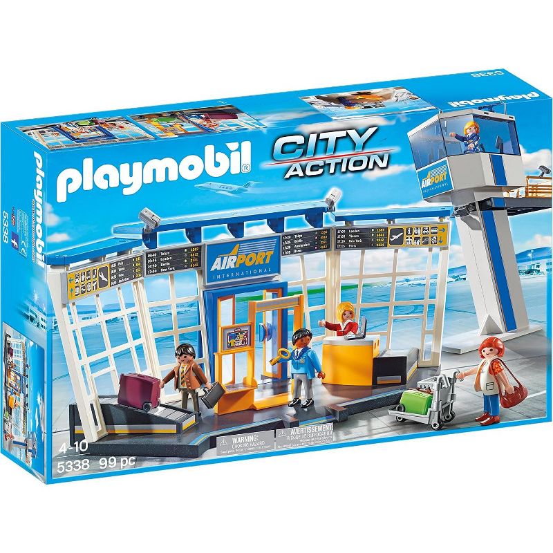 Playmobil 5338 Airport with Control Tower Building Set, 1 of 8