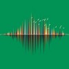 Junior's Design By Humans Nature's Music - Sound Wave By NomAdartStudio T-Shirt - 2 of 3
