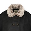 Hope & Henry Womens' Button Front Cape with Trim - 2 of 3