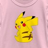 Girl's Pokemon Pikachu Sitting Portrait T-Shirt - image 2 of 4