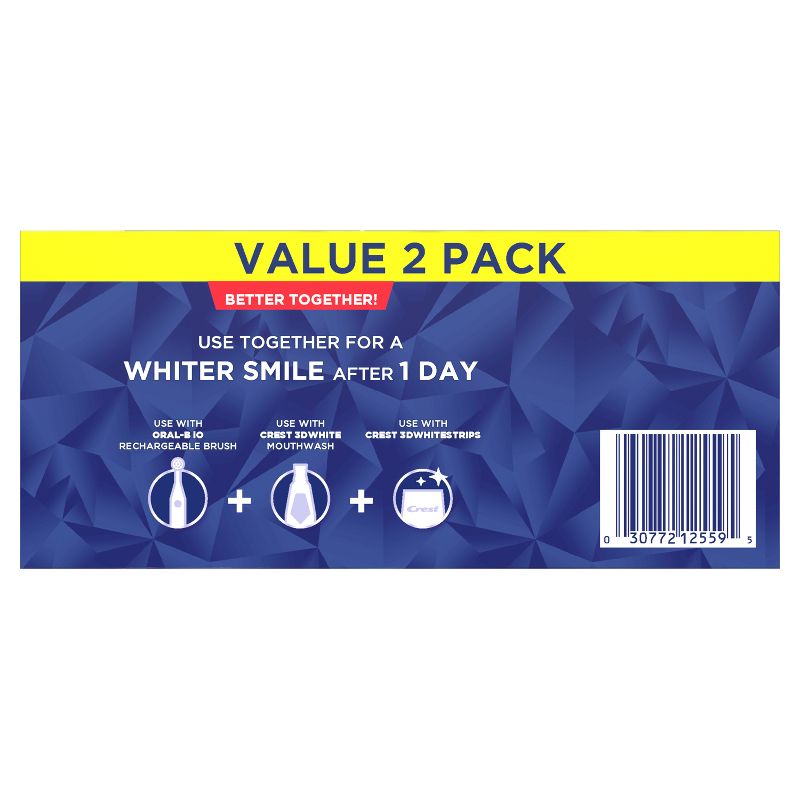 Crest 3D White Advanced Charcoal Teeth Whitening Toothpaste, 4 of 13