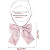 Elerevyo Women's Colorful Plaid Pretied Bow Ties with Elastic Band - 2 of 4