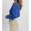 Women's CROPPED BUTTON CARDIGAN - PAPERMOON - 4 of 4