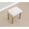 Makeup Vanity Table and Stool Set, Gold - 3 of 4