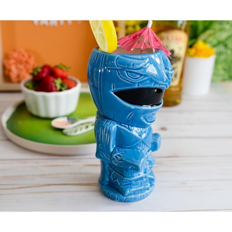Beeline Creative Geeki Tikis Power Rangers Blue Ranger Ceramic Mug | Holds 16 Ounces, 5 of 7