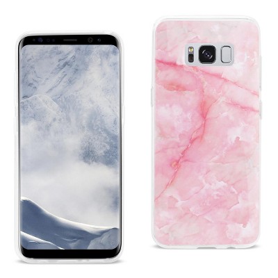 Reiko Samsung Galaxy S8 Edge /S8+/ S8 Plus Streak Marble Cover in Pink