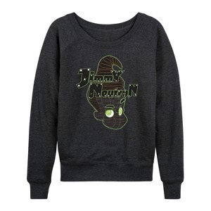 Women's - Jimmy Neutron - Gotta Blast Lightweight French Terry Wide Neck Long Sleeve Shirt - 1 of 4