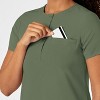 Wink RENEW Women's Mandarin Collar Tuck-In Scrub Top, 4X. - 4 of 4