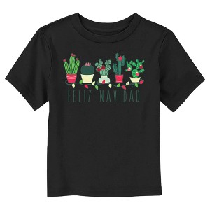 Toddler's Lost Gods Feliz Navidad Cacti T-Shirt - 1 of 3