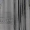 Commonwealth NO SE'EM Curtain Grommet Top Panel 8 Matt Silver Grommets - Black - 3 of 3