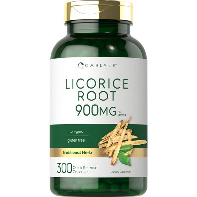 Carlyle Licorice Root Capsules 900 mg | 300 Count