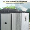 CAVINAS Outdoor Storage Shed Weatherproof Garden Shed with Sliding Door and Apex Roof - 3 of 4