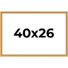 PosterPalooza | 40x26 Wood Antique Frame with UV Acrylic, 4 Finishes: Bronze, Gold, Silver, and Black - 2 of 4