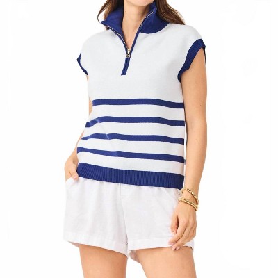 Women's Celia Stripe Vest - Mary Square