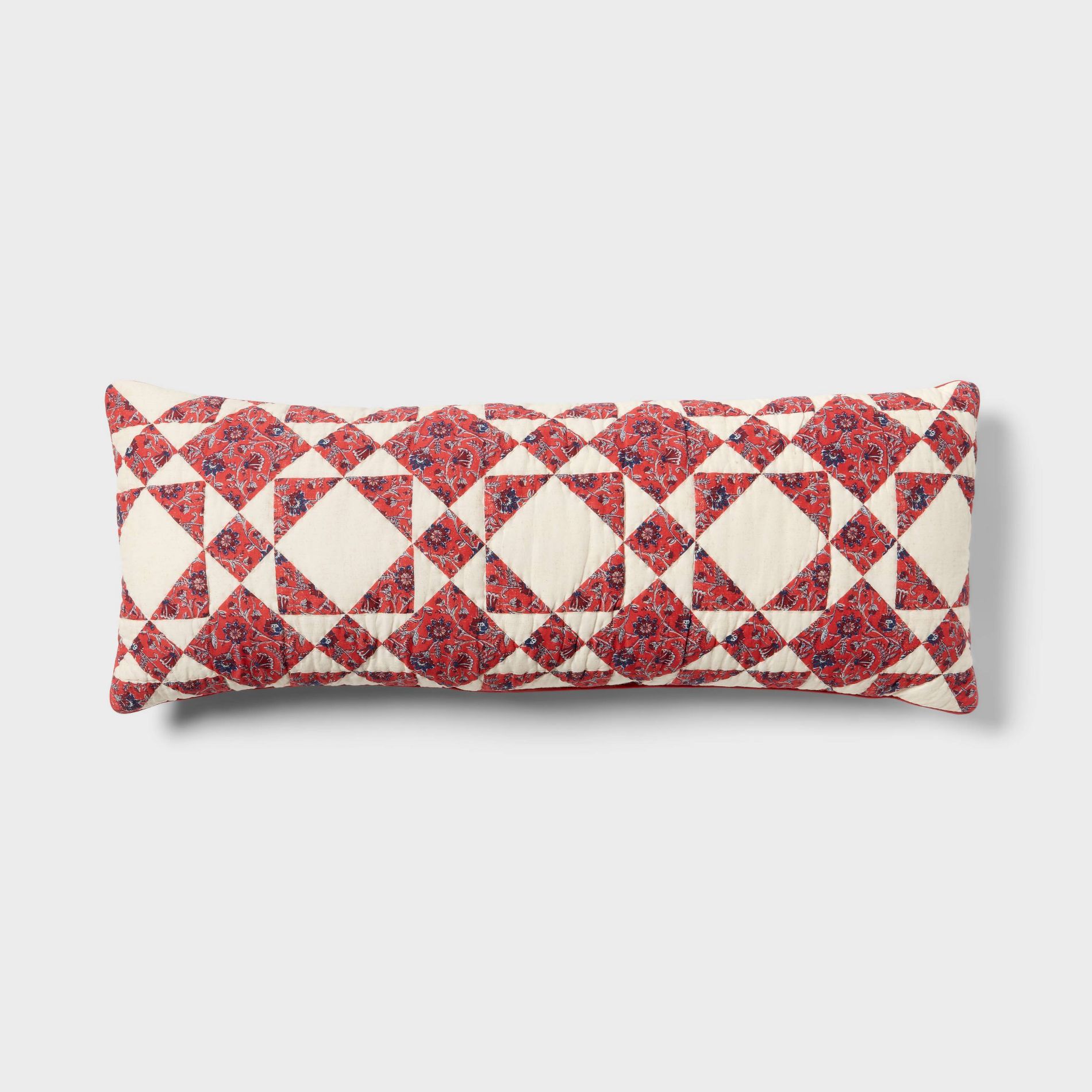 14"x36" Patchwork Oversized Oblong Decorative Pillow - Threshold™
