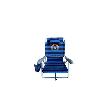 Ocean Zero Outdoor Portable Backpack Beach Chair Beach Shop Stripe