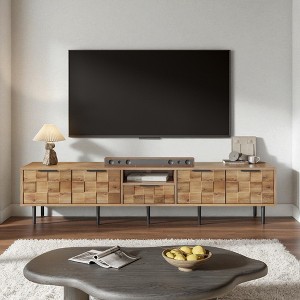 78" TV Stand for 85/75/65 Inch TV, TV Console for Living Room, Entertainment Center with Storage - 1 of 4