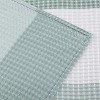 Dainty Home Waffle Weaved Ombre Striped Shower Curtain - 4 of 4