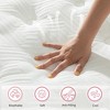 Whisen 12" Queen Hybrid Mattress with Memory Foam, Breathable Cool Cover Individual Pocket Spring - Pink - 4 of 4