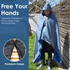 Catalonia Waterproof Outdoor Blanket for Cold Weather, Windproof Stadium Blankets for Sport Events, Wearable Weatherproof Blanket - 3 of 4
