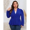 Clearlove Women Casual Blazer Open Front Long Sleeve Work Office Cardigan Jackets - 3 of 4