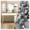 Vanity Desk, Makeup Vanity Table with 6 Drawers & Storage Shelves, 47'' Dressing Table for Bedroom - 3 of 4