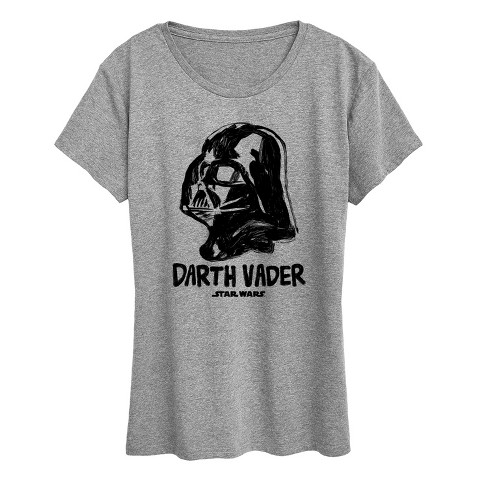 Women's - Star Wars - Sketch Darth Vader Short Sleeve Graphic T-Shirt - image 1 of 4