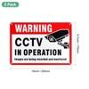 Unique Bargains Reflective UV-Protection Aluminum Security Camera Sign - 2 of 4