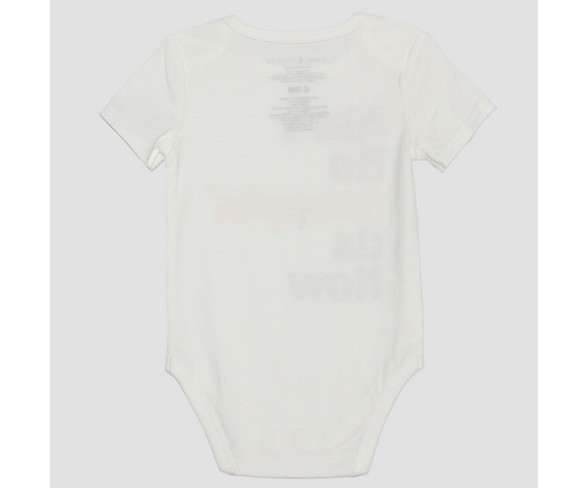 Lyric Culture Baby Ain't No Stoppin' Us Now Bodysuit - Bone 0-3M