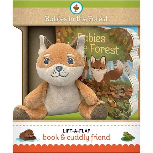 Babies In The Forest Gift Set Children S Interactive Lift A Flap Board Book And Cuddly Plush Toy Friend By Ginger Swift Board Book Target