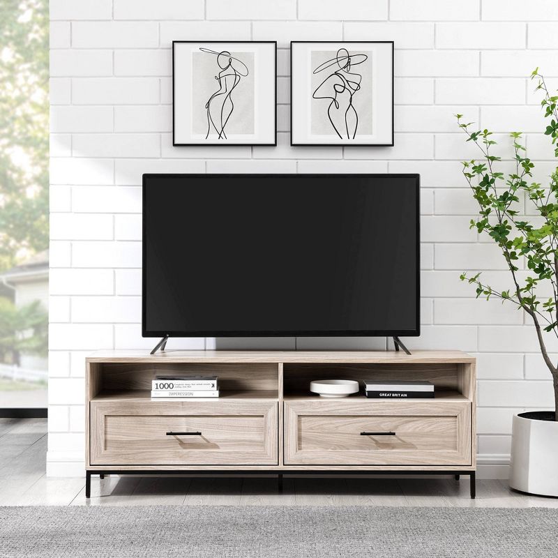 Orin Modern 2 Drawer TV Stand for TVs up to 60" - Saracina Home, 5 of 12