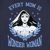 Women's Wonder Woman Every Mom Is Wonder Woman Black and White T-Shirt - 2 of 4
