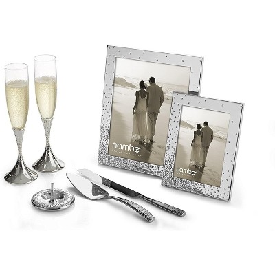 Silver Metallic 5x7 Tabletop Photo Frame