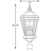Progress Lighting Crawford 4-Light Outdoor Post Lantern, Oil Rubbed Bronze, Clear Beveled Glass Shade - 2 of 4