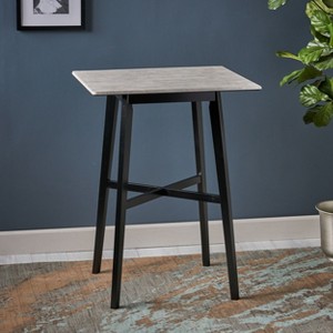 Airsurfer Modern Bar Height 42" Dining Table, Rubberwood Legs and Laminate Table Top - 1 of 4