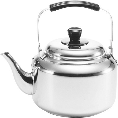 Demeyere Resto 6.3-Qt Silver Stainless Steel Tea Kettle