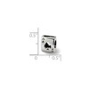 Black Bow Jewelry Sterling Silver Ace of Spades Bead Charm - 2 of 3