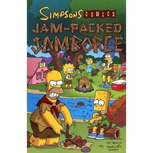 Simpsons Comics Jam-Packed Jamboree - (Simpsons Comic Compilations) by  Matt Groening (Paperback) - 1 of 1