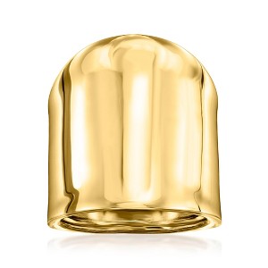 Ross-Simons Italian 14kt Yellow Gold Wide Ring - 1 of 4