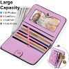 FATMOON Womens Small Wallet,RFID Blocking Trifold Ladies Wallets Women Credit Card Holder With Coins Zipper Pocket for Kids Teen Girl - 2 of 4