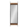 19.2" x 63" Kincaid Full Length Wall Mirror Rustic Brown - Kate & Laurel All Things Decor: Metal Frame, Freestanding Espejo - 2 of 4