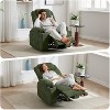 Massage Rocker Recliner Chair with Heat and Vibration Ergonomic Rocking Lounge Chair for Living Room - 3 of 4