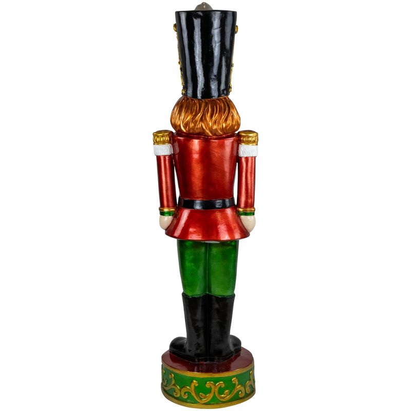 Northlight Commercial Christmas Nutcracker Soldier with Decorative Base - 5.25' - Red and Green, 4 of 7