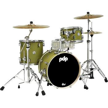 PDP by DW Concept Maple 3-Piece Bop Shell Pack Satin Olive